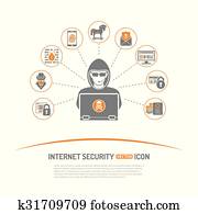 Internet Security Concept Internet Security Concept