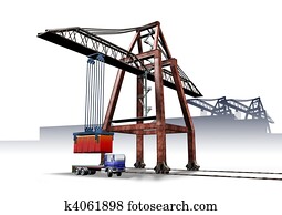 Logistics port crane Logistics port crane