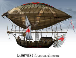 military fantastic Zeppelin. military fantastic Zeppelin.