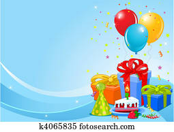 partido aniversário, fundo