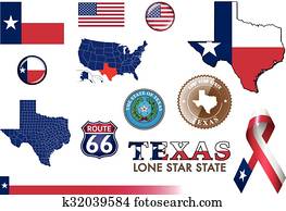Texas Icon Set