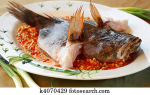 Chinese steamed fish