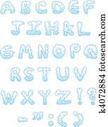 Cloud letters Cloud letters