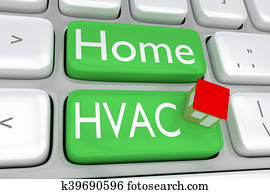 Home HVAC concept Home HVAC concept