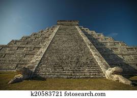 mayan, piramide