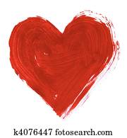 Painted heart Painted heart