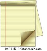 YELLOW LEGAL PAD CORNER PAPER PAGE YELLOW LEGAL PAD CORNER PAPER PAGE