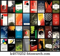 כרטיס ביקור, דפוסיות