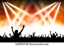 Concert crowd Concert crowd