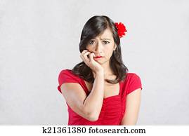 jag stressade ute, dam