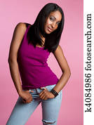 Smiling Black Woman Smiling Black Woman