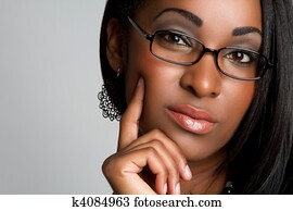 Thinking Black Woman Thinking Black Woman