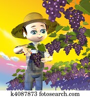 חקלאי, ענבים