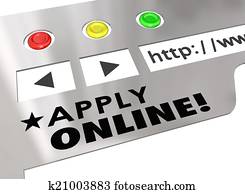 Apply Online Website Internet Browser Application Form 