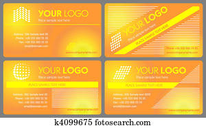 Business card set Business card set