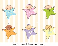 Cartoon babies