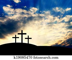 Christian Crosses on the Hill Christian Crosses on the Hill
