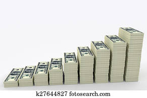 grande, dinheiro, stack., finanças, conceitos