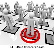 alvejado, empregado, em, mapa organizacional