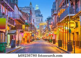 Bourbon Street, New Orleans, Louisiana, USA Bourbon Street, New Orleans, Louisiana, USA