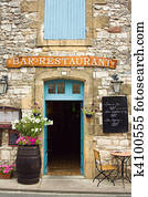 Restaurant in the Dordogne region of France Restaurant in the Dordogne region of France