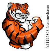 Tiger Mascot Tiger Mascot