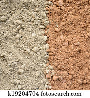 Two color soil background