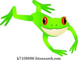 Frog jumping Frog jumping