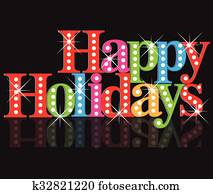 Happy holidays words Happy holidays words