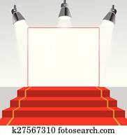 Illuminated picture pedestal Illuminated picture pedestal