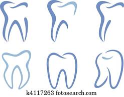vector teeth