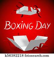 Boxing Day illustration Boxing Day illustration