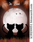 Cats in love Cats in love