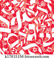 Hebrew Seamless Pattern Hebrew Seamless Pattern