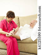 Home Nursing - Taking Pulse