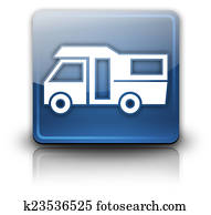Icon, Button, Pictogram Motorhome Icon, Button, Pictogram Motorhome