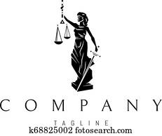 justizia, statue, schwarz, vektor, logo, design justizia, statue, schwarz, vektor, logo, design