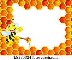 דבורה, ציור היתולי