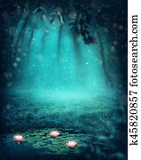 Dark magic forest Dark magic forest