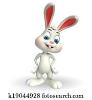 Illustration of Easter Bunny Illustration of Easter Bunny