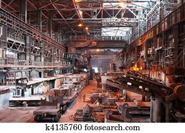 Metallurgical plant workshop Metallurgical plant workshop
