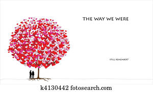 valentine, día, tarjeta