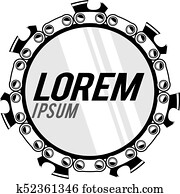 וקטור, דוגמה, chainsaw.