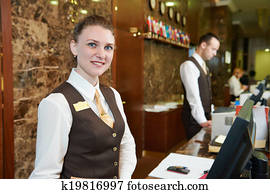 מלון, עובד, ב, קבלה