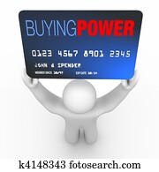Buying Power - Person Holding Credit Card Buying Power - Person Holding Credit Card
