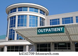 hospitalar, outpatient, sinal entrada