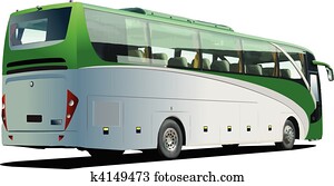 Tourist bus. Coach. Vector Tourist bus. Coach. Vector