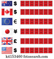 Currency rates board Currency rates board
