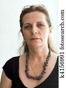 Elegant middle age woman