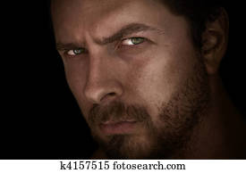 Man with mysterious eyes Man with mysterious eyes